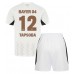 Maillot de foot Bayer Leverkusen Edmond Tapsoba #12 Extérieur vêtements enfant 2024-25 Manches Courtes (+ pantalon court)